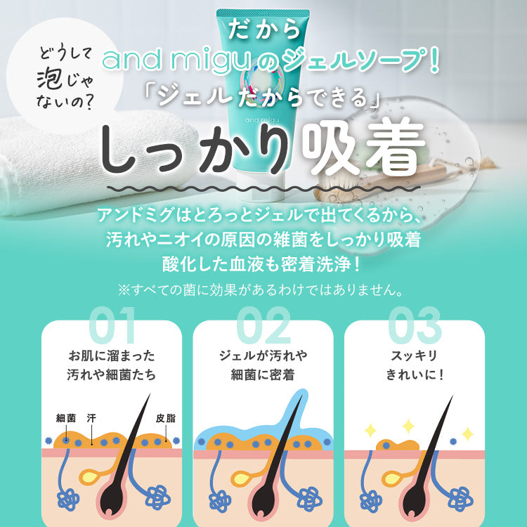 【and migu】薬用フェムケアウォッシュ