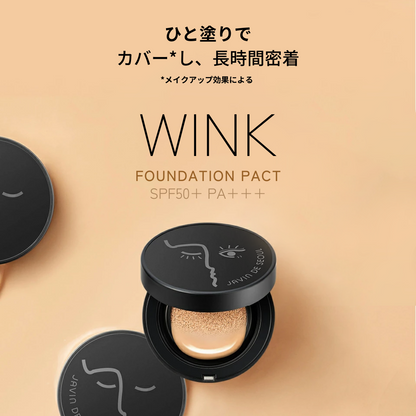 【JAVIN DE SEOUL】Wink Foundation Pact / SPF50+ / PA+++ / 本体