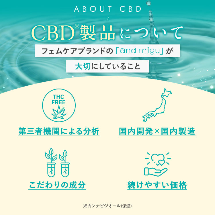 【and migu】CBD　リリース　カームオイル